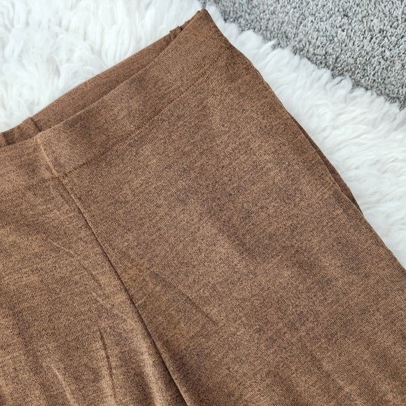 Daisy Pants & Crop Top Set. Brushed Knit High Waist Wide Leg Pants. Colo… - Picture 6 of 13